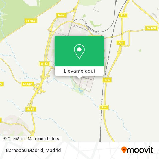 Mapa Barnebau Madrid