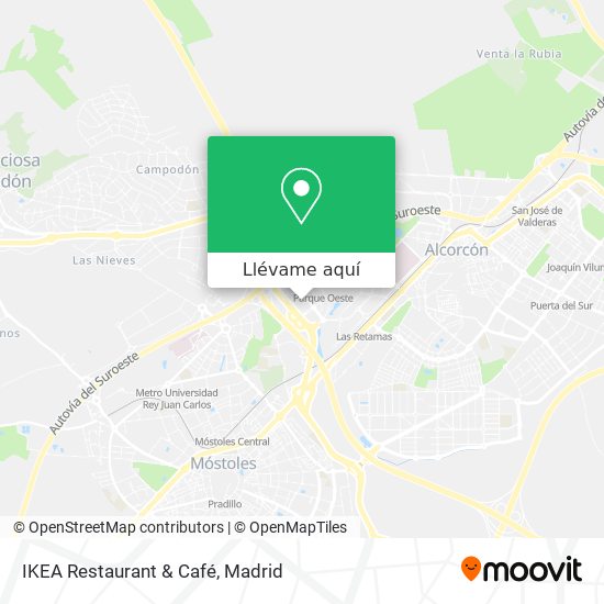 Mapa IKEA Restaurant & Café