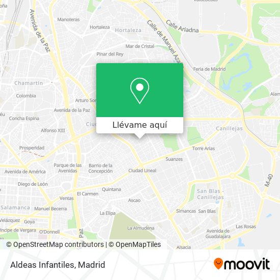 Mapa Aldeas Infantiles