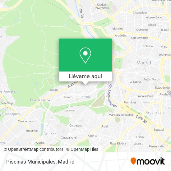 Mapa Piscinas Municipales