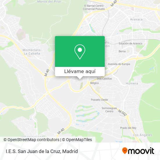 Mapa I.E.S. San Juan de la Cruz