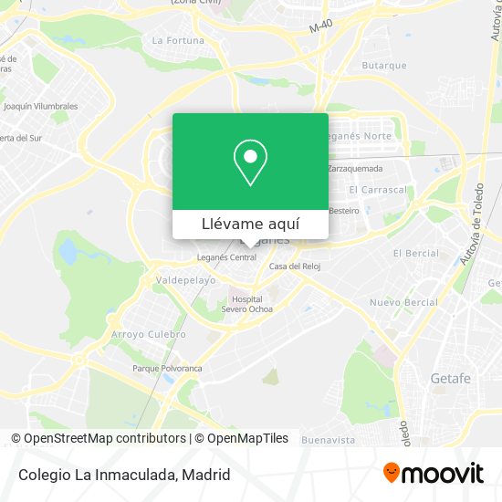 Mapa Colegio La Inmaculada