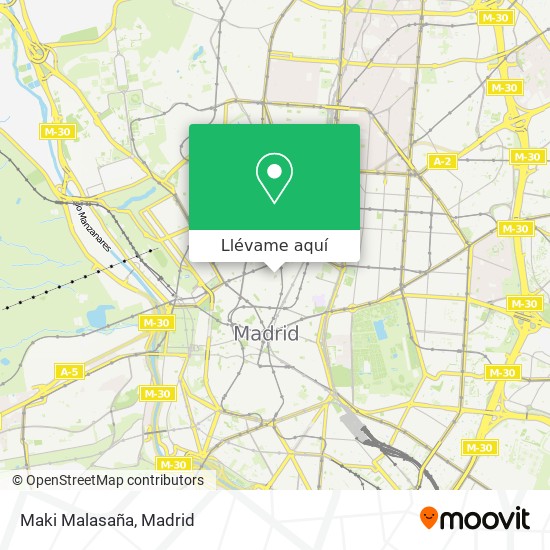 Mapa Maki Malasaña