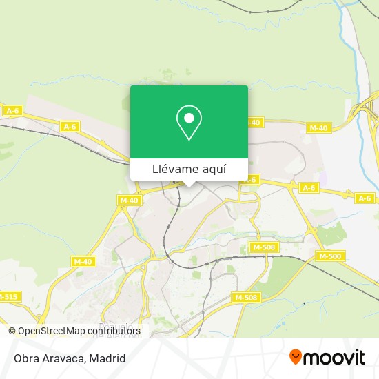 Mapa Obra Aravaca