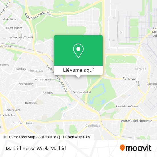 Mapa Madrid Horse Week