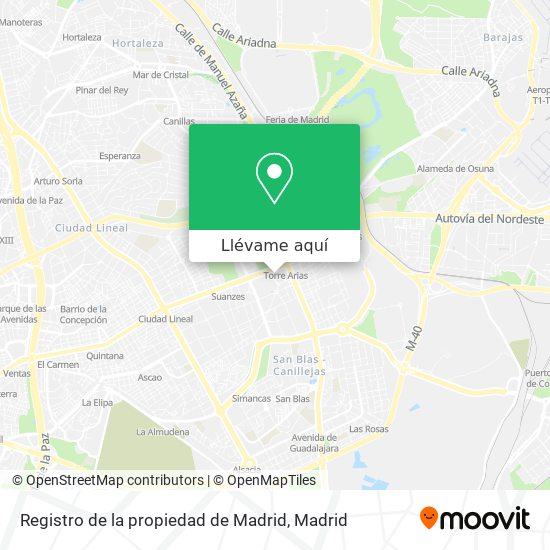 Como Llegar A Registro De La Propiedad De Madrid