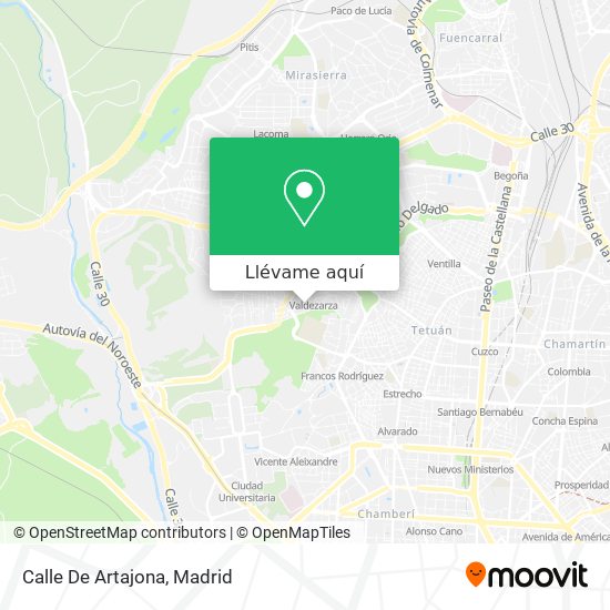 Mapa Calle De Artajona