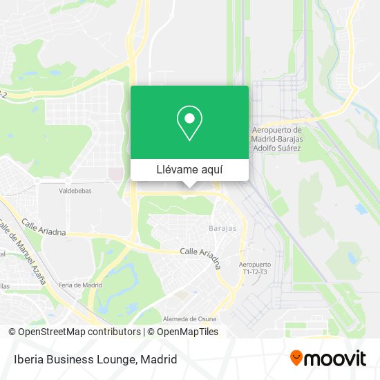 Mapa Iberia Business Lounge