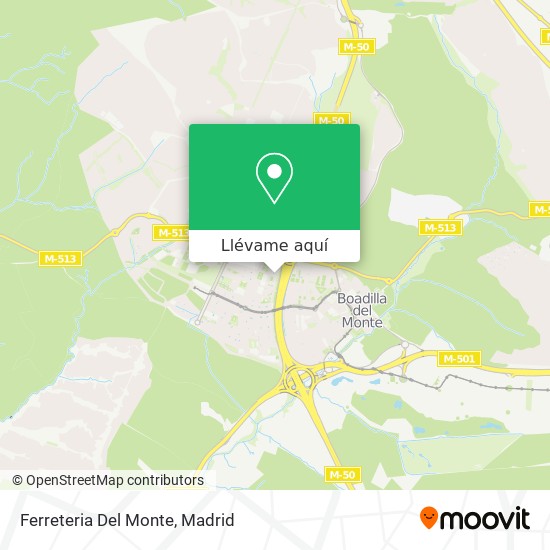 Mapa Ferreteria Del Monte