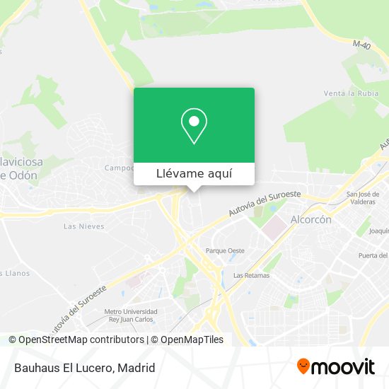 Mapa Bauhaus El Lucero