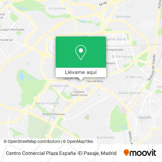 Mapa Centro Comercial Plaza España -El Pasaje