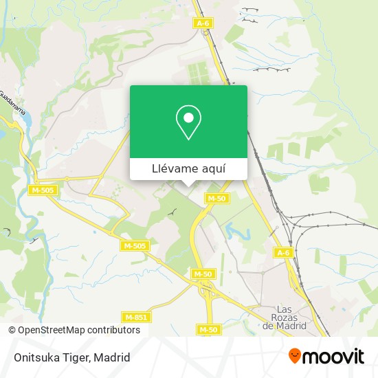 Mapa Onitsuka Tiger