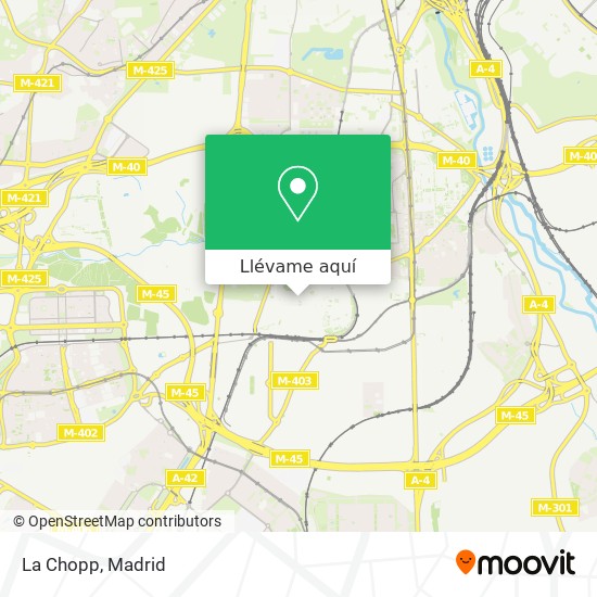 Mapa La Chopp