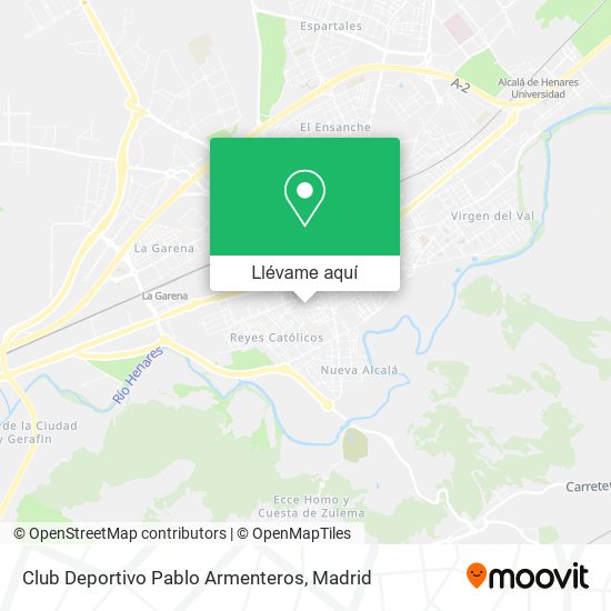 Mapa Club Deportivo Pablo Armenteros
