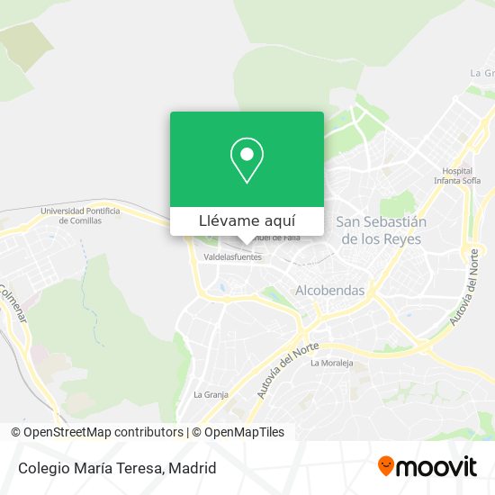 Mapa Colegio María Teresa
