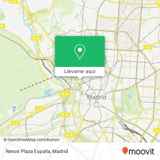Mapa Renoir Plaza España