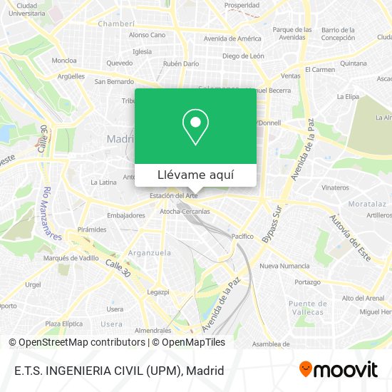 Mapa E.T.S. INGENIERIA CIVIL (UPM)