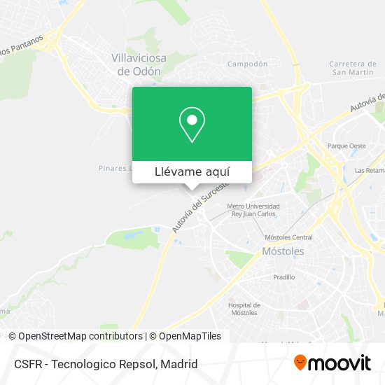 Mapa CSFR - Tecnologico Repsol