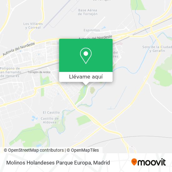 Mapa Molinos Holandeses Parque Europa