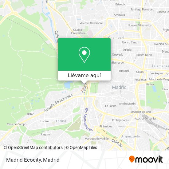 Mapa Madrid Ecocity