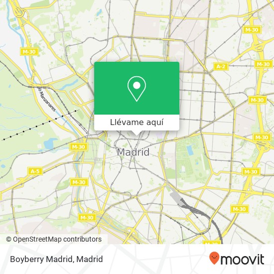 Mapa Boyberry Madrid