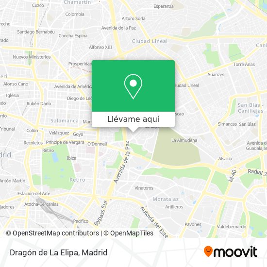 Mapa Dragón de La Elipa