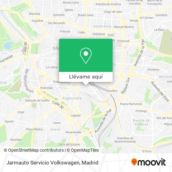 Mapa Jarmauto Servicio Volkswagen