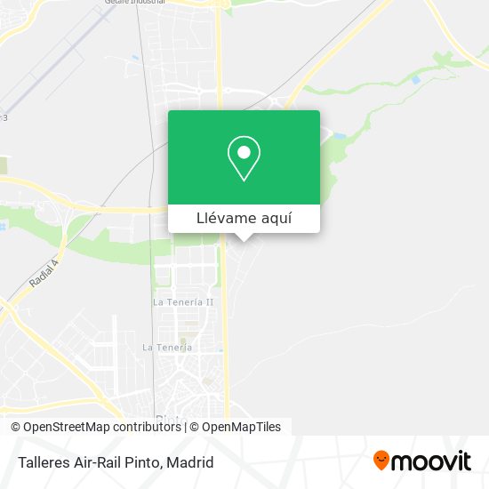 Mapa Talleres Air-Rail Pinto