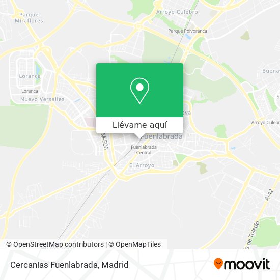 Mapa Cercanías Fuenlabrada