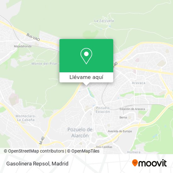 Mapa Gasolinera Repsol