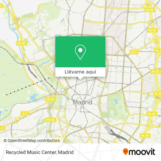 Mapa Recycled Music Center