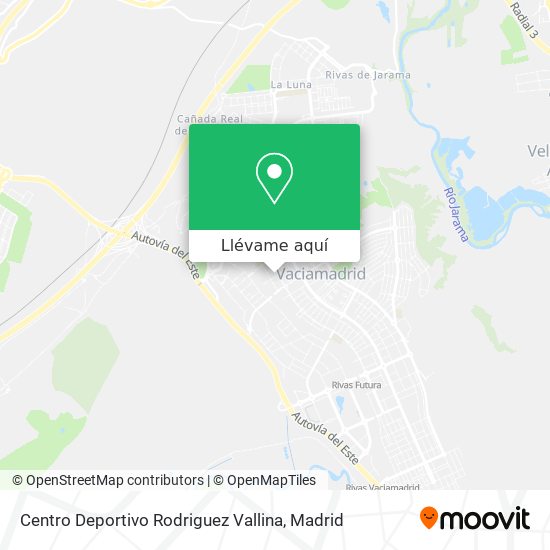 Mapa Centro Deportivo Rodriguez Vallina