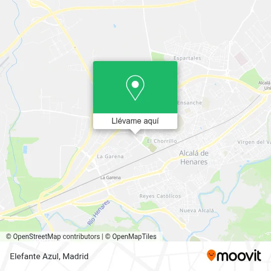 Mapa Elefante Azul