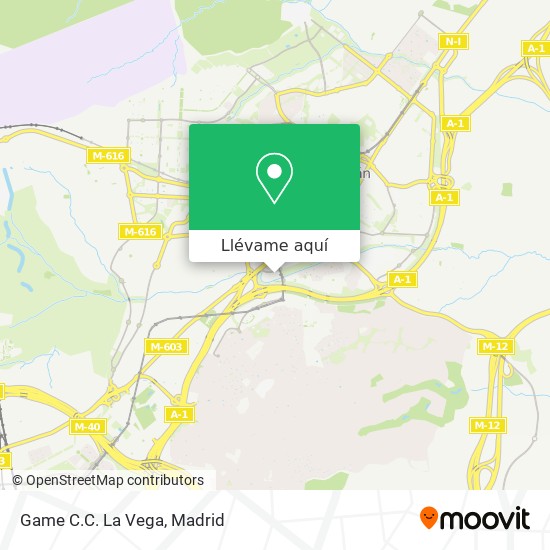 Mapa Game C.C. La Vega