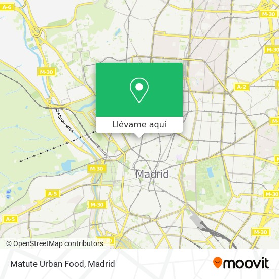 Mapa Matute Urban Food