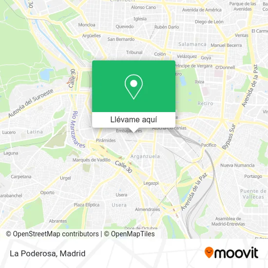 Mapa La Poderosa