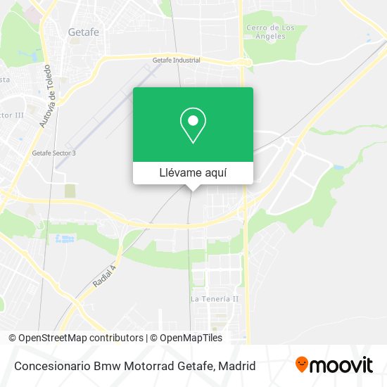 Mapa Concesionario Bmw Motorrad Getafe