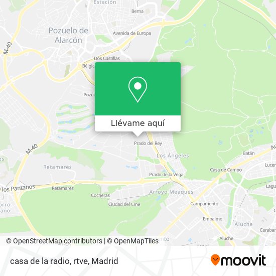 Mapa casa de la radio, rtve