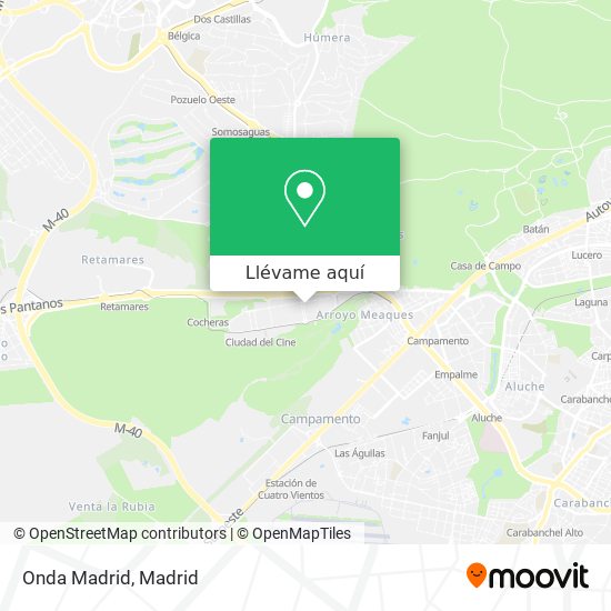Mapa Onda Madrid