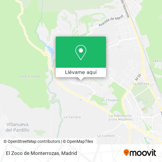 Mapa El Zoco de Monterrozas