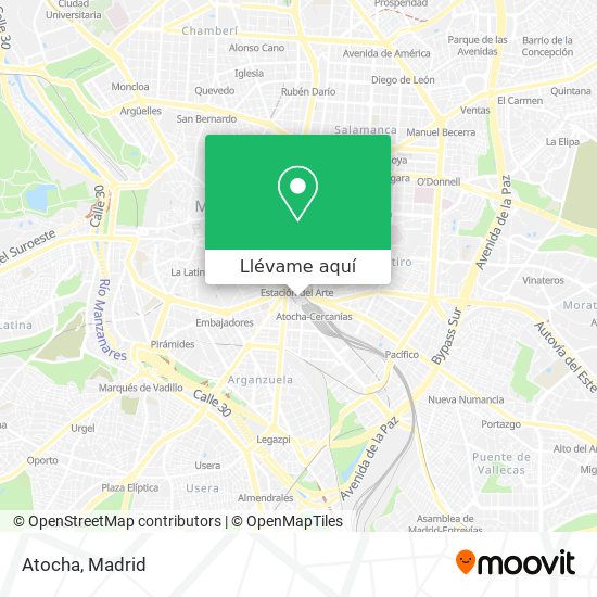 Mapa Atocha
