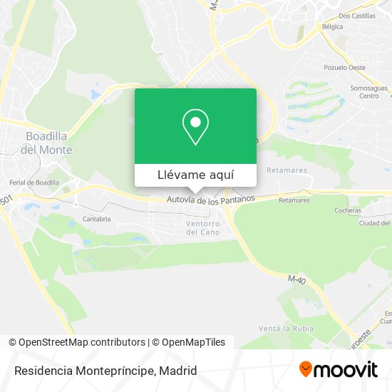 Mapa Residencia Montepríncipe