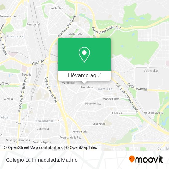 Mapa Colegio La Inmaculada