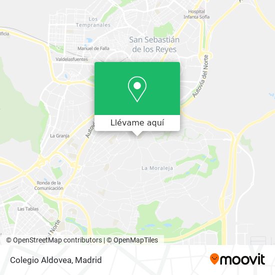 Mapa Colegio Aldovea