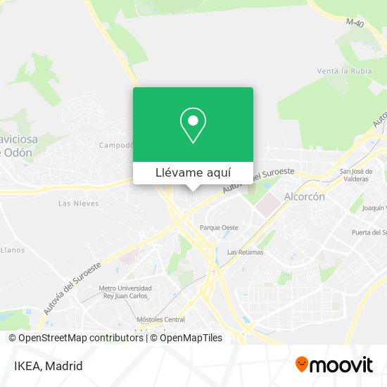 Cómo llegar IKEA en Alcorcón en Autobús, Metro o Tren?