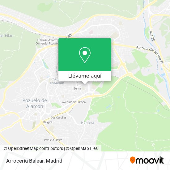 Mapa Arrocería Balear