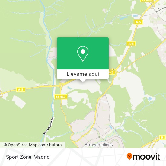 Mapa Sport Zone