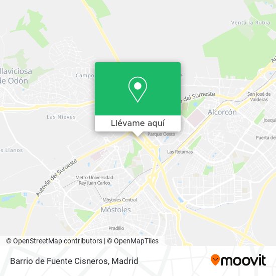 Mapa Barrio de Fuente Cisneros