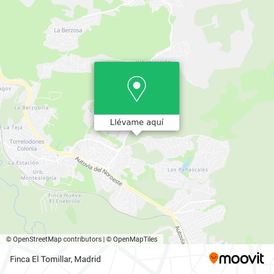 Mapa Finca El Tomillar