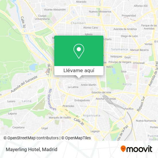 Mapa Mayerling Hotel